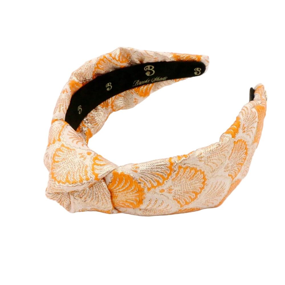 The Royal "Golden Hour" Shell Brocade Topknot